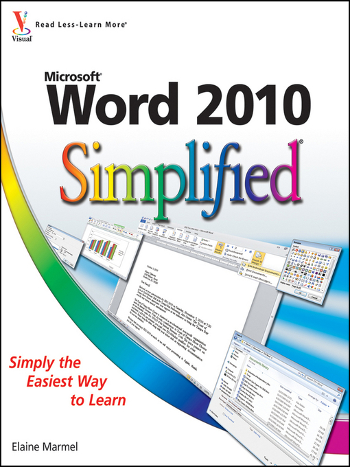 Title details for Word 2010 Simplified by Elaine Marmel - Wait list